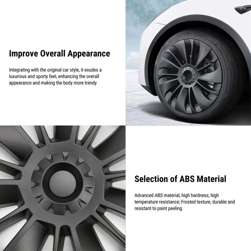 TESEVO 19" OEM Performance Wheel Covers for Model Y - Tesevo