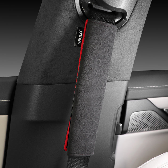 TESEVO Alcantara Seat Belt Cover for Model 3/S/X/Y - Tesevo