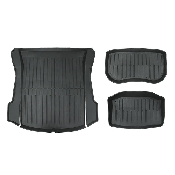 TESEVO All Weather TPE Front/Rear Trunk Mat for Model 3 - Tesevo