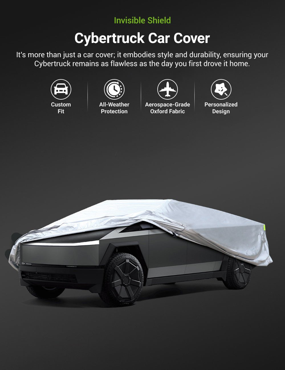 TESEVO Car Cover for Tesla Cybertruck - Tesevo