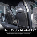 TESEVO Carbon Fiber Back Seat Cover for Model 3/Y - Tesevo