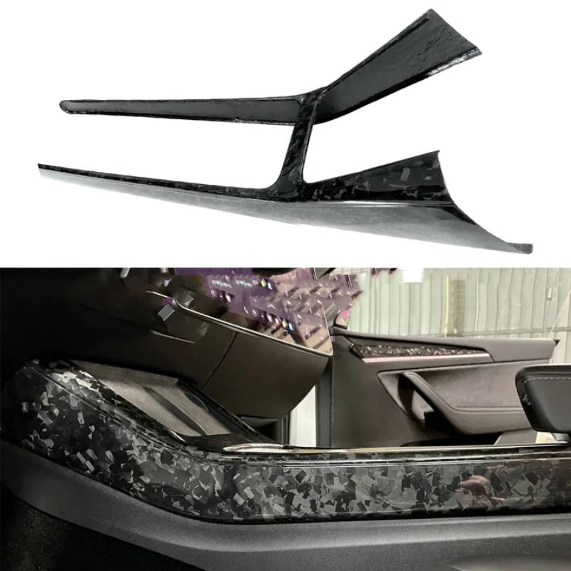 TESEVO Carbon fiber Center console trim panel for Model 3/Y - Tesevo