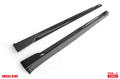 TESEVO Carbon Fiber E - Style Side Skirts for Model 3 - Tesevo