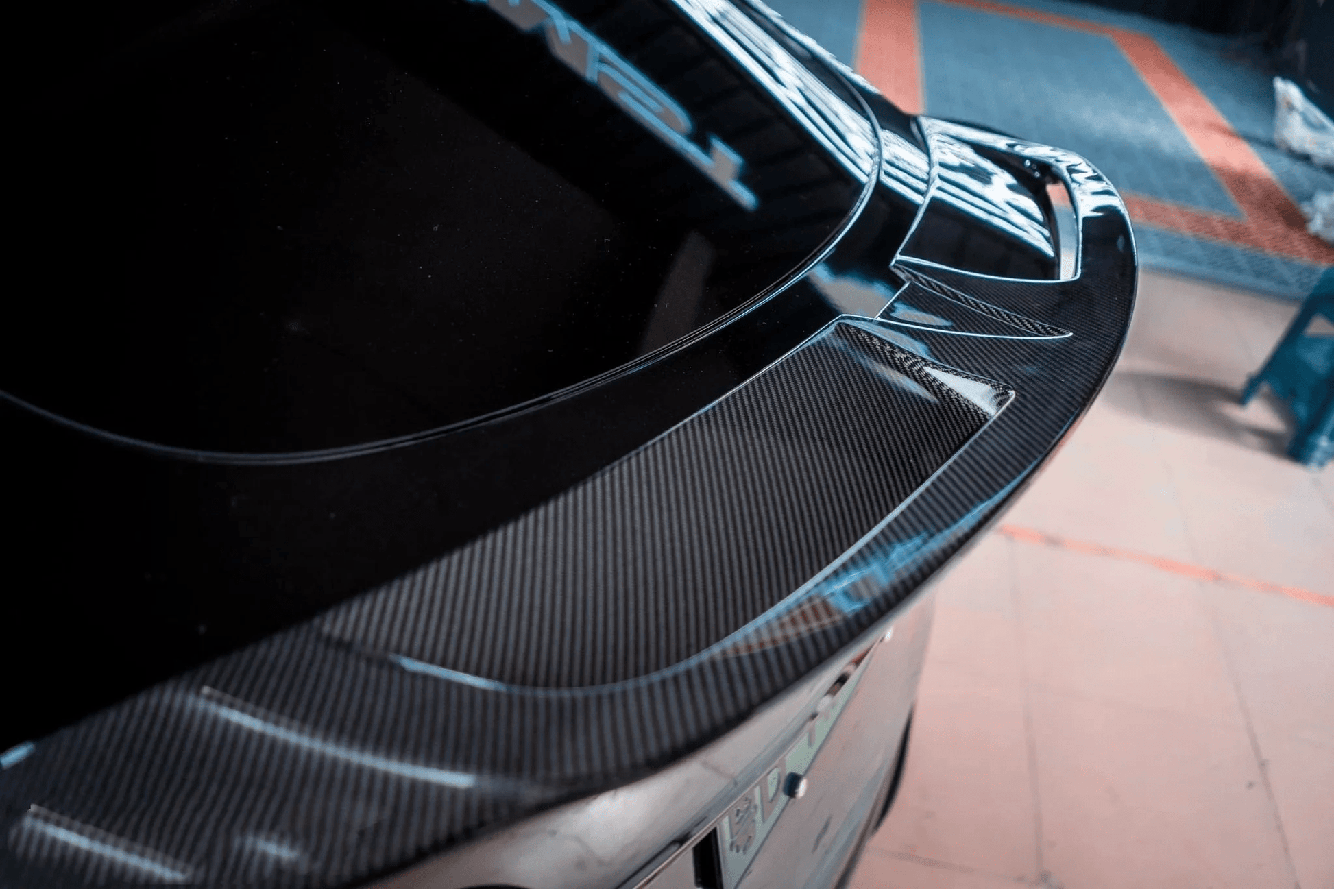 TESEVO Carbon Fiber Rear Spoiler for Model Y - Tesevo