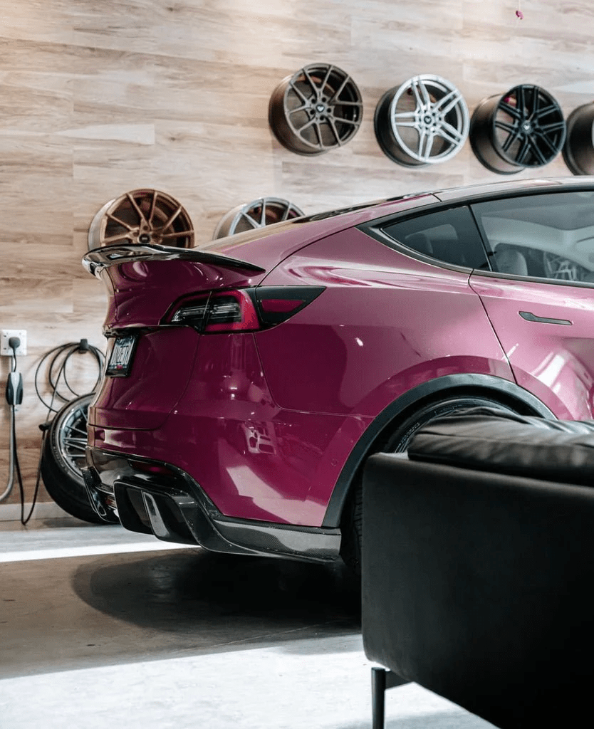 TESEVO Carbon Fiber Rear Spoiler for Model Y - Tesevo