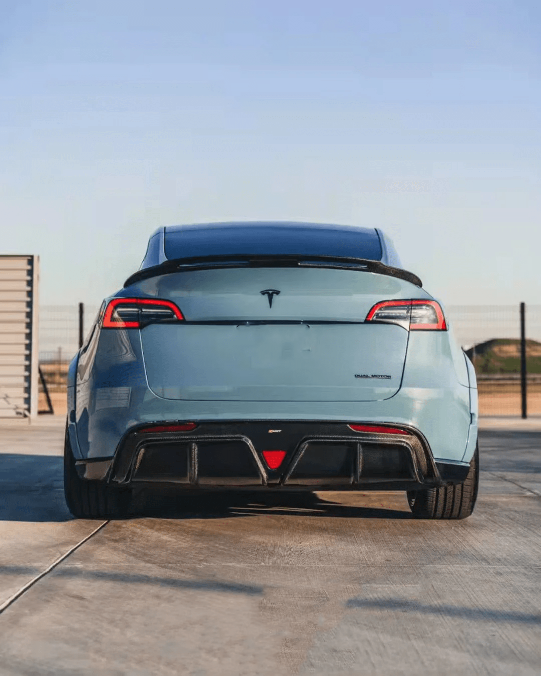 TESEVO Carbon Fiber Rear Spoiler for Model Y - Tesevo