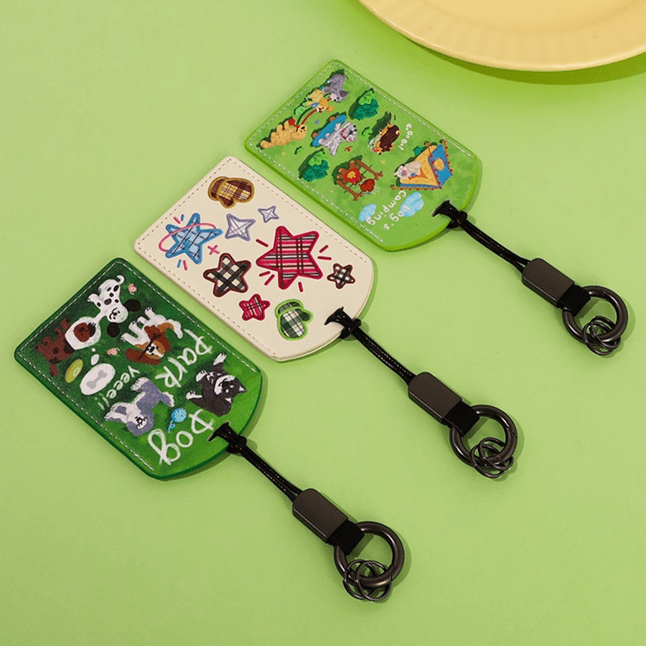 TESEVO Cartoon Key Card Holder for Model 3/Y - Tesevo