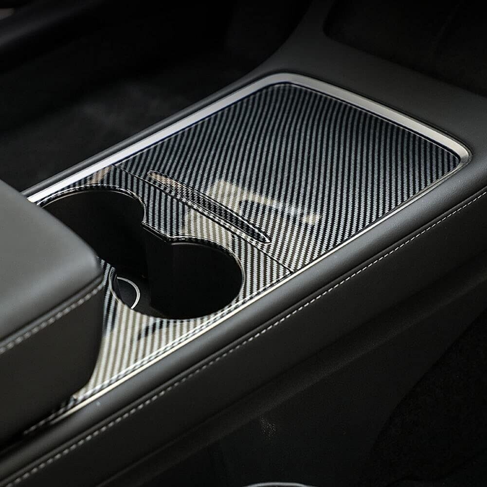 TESEVO Center Console Wrap Dry Carbon Fiber for Model 3/Y - Tesevo