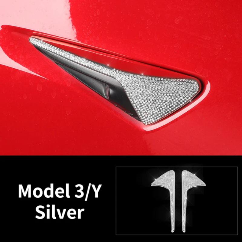 TESEVO Crystal side label decoration for Model 3/Y - Tesevo