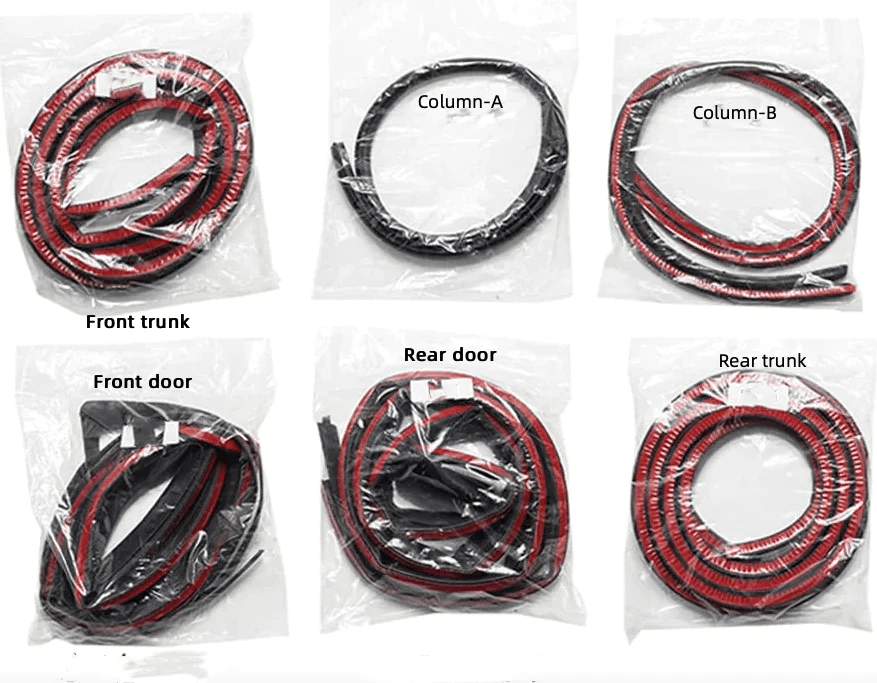 TESEVO Door Rubber Sealing Strip Noise Reduction Kit for Model 3/Y - Tesevo