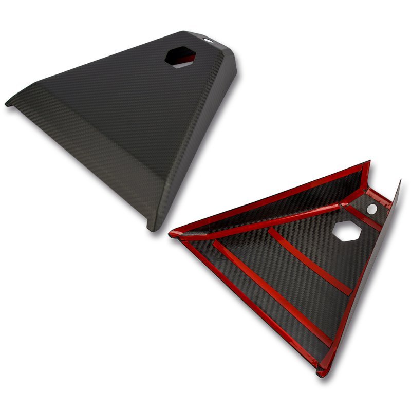 TESEVO Dry Carbon Fiber Warning Light Cover for Cybertruck - Tesevo