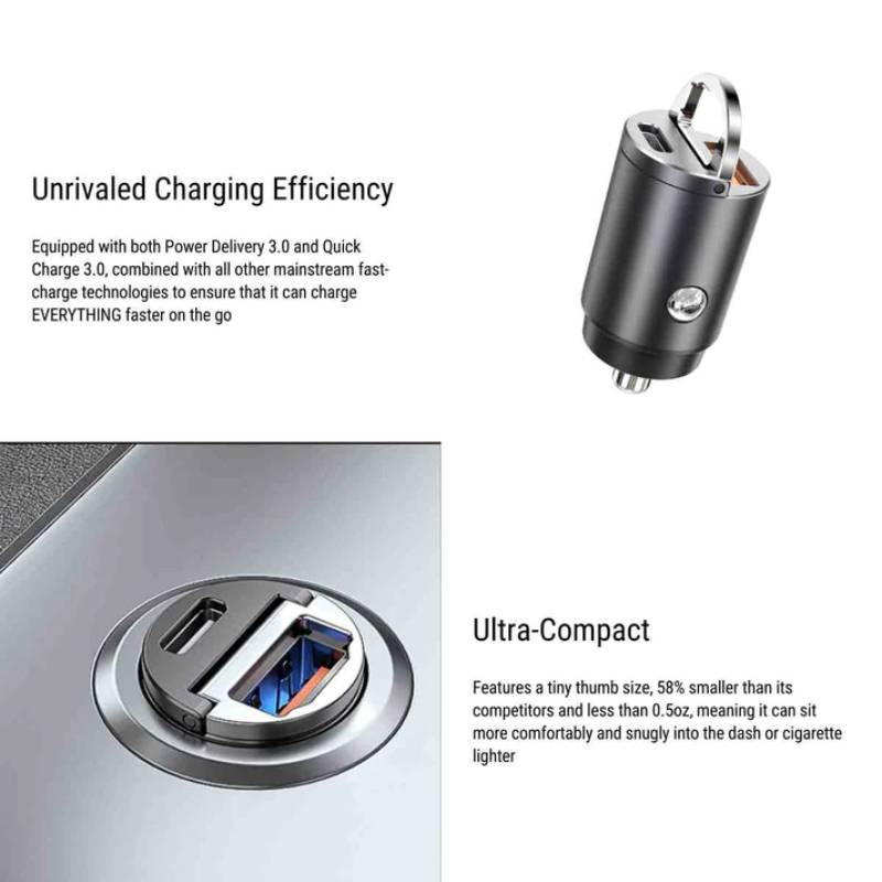 TESEVO Fast USB Car Charger Adapter for Tesla Model Y/3/S/X - Tesevo