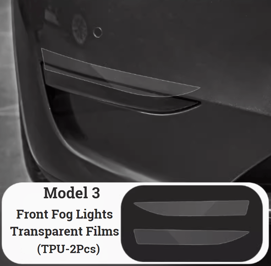 TESEVO Front Fog Lights Protective Film Kits for Tesla Model 3/Y - Tesevo