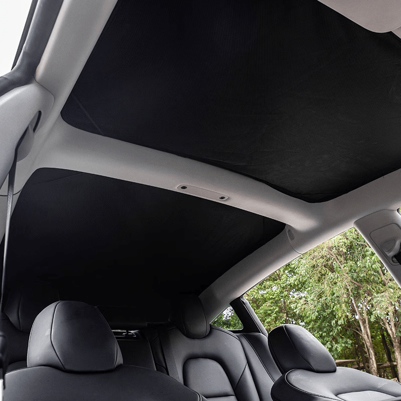 TESEVO Front Rear Glass Roof Sunshade for Model 3 - Tesevo