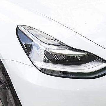 TESEVO Headlight eyelid trimming eyebrow stickers for Tesla Model 3 - Tesevo