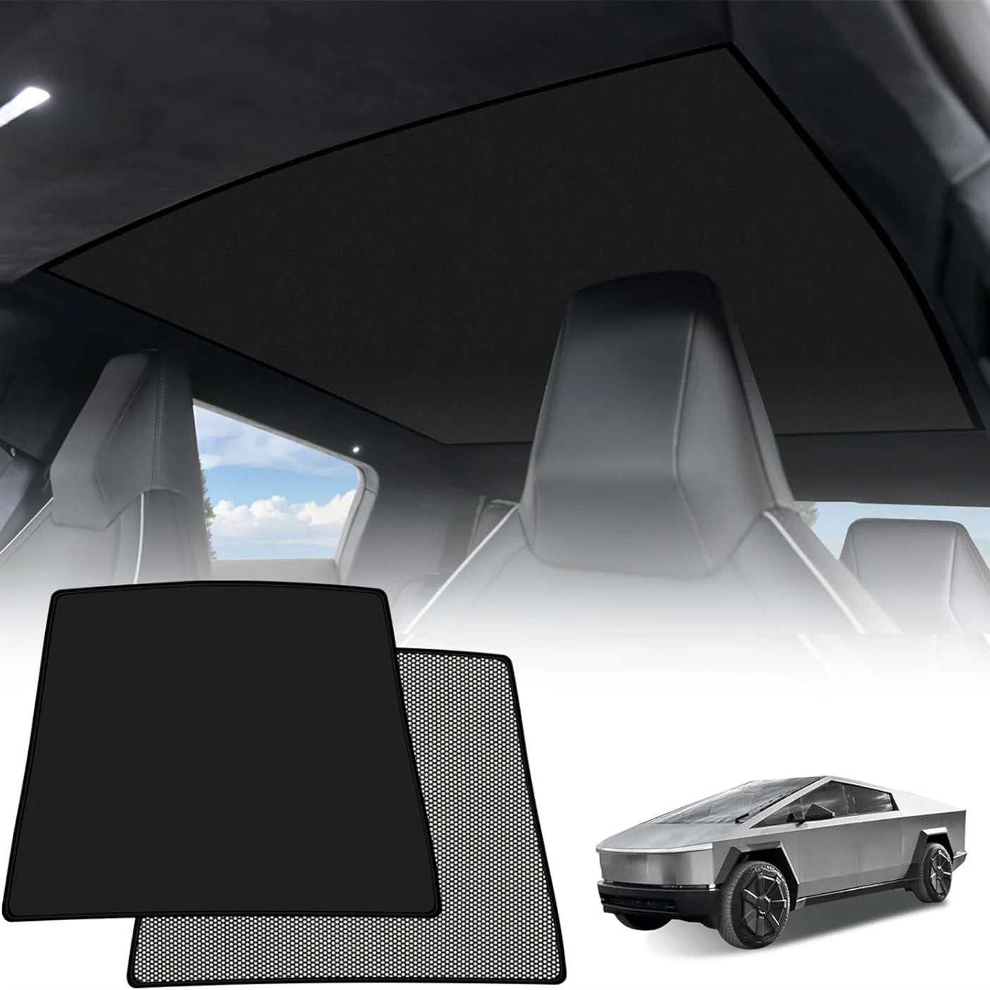 Tesevo Ice Shield Sunroof Sunshade for Cybertruck - Tesevo