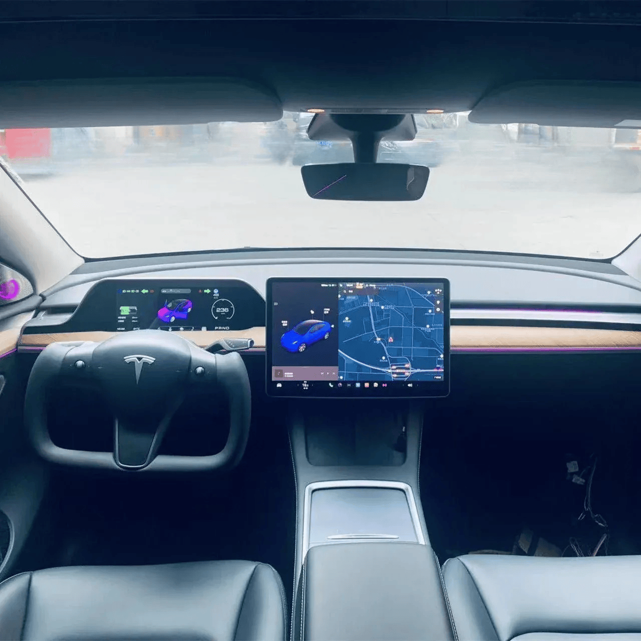 TESEVO Integrated Dashboard Display for Model 3/Y - Tesevo