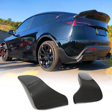 TESEVO JC Dry Carbon Fiber Rear Bumper Splitters for Model Y - Tesevo