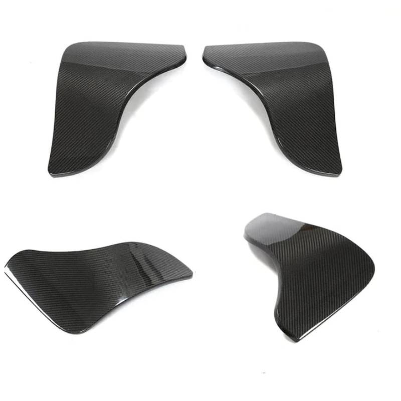 TESEVO JC Dry Carbon Fiber Rear Bumper Splitters for Model Y - Tesevo