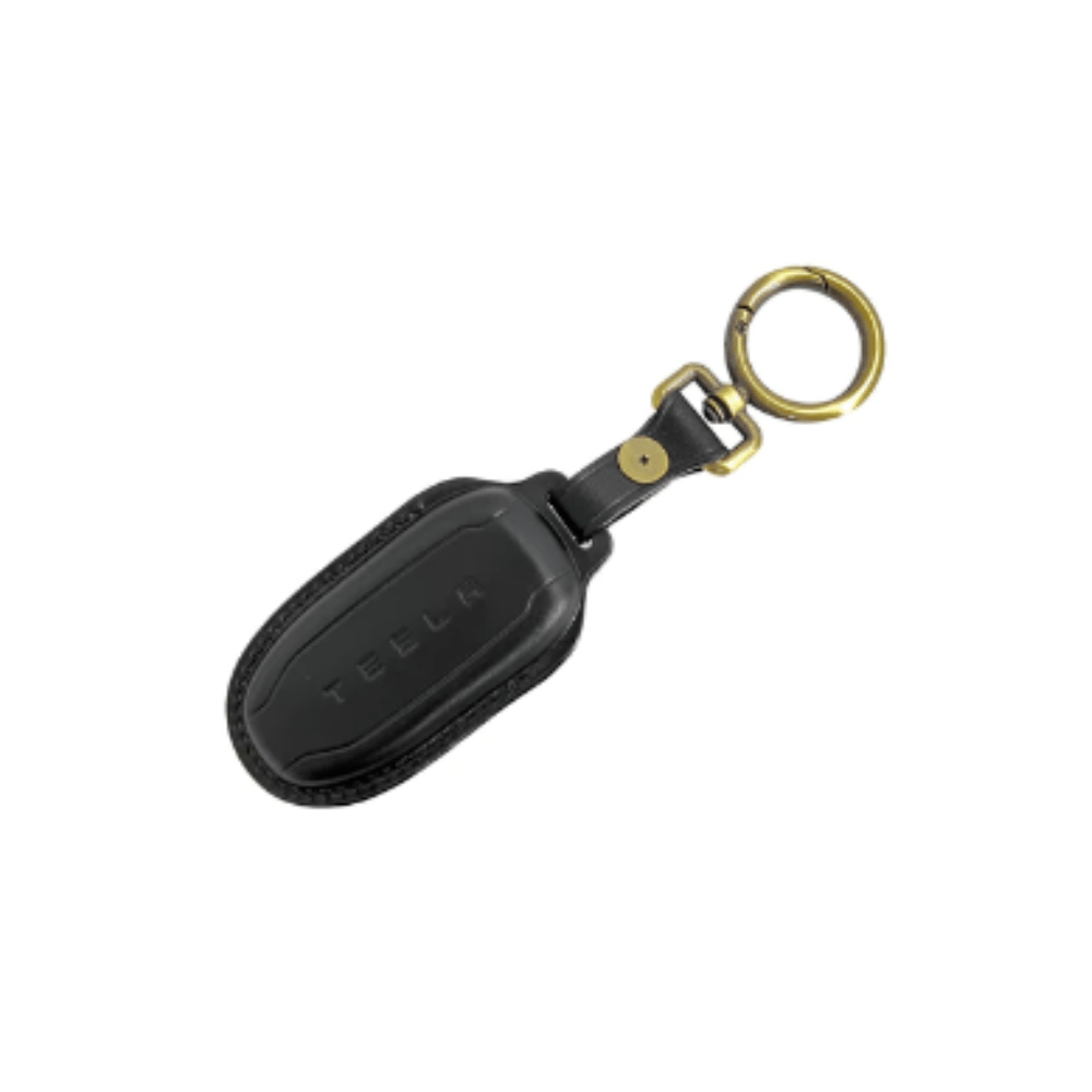 TESEVO Keychain Cover for Model 3 Handmade Leather - Tesevo