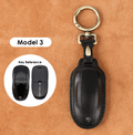 TESEVO Keychain Cover for Model 3 Handmade Leather - Tesevo