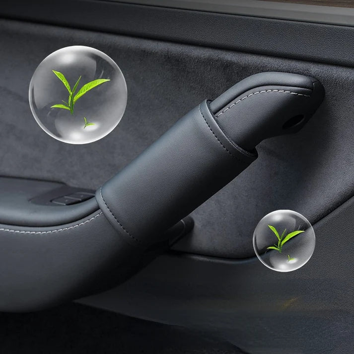 TESEVO Leather Inner Door handle Cover for Model 3/Y - Tesevo