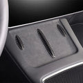 TESEVO Real Carbon Fiber Central Control Panel Stickers for Model 3/Y - Tesevo