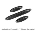 TESEVO Real Carbon Fiber Central Control Panel Stickers for Model 3/Y - Tesevo