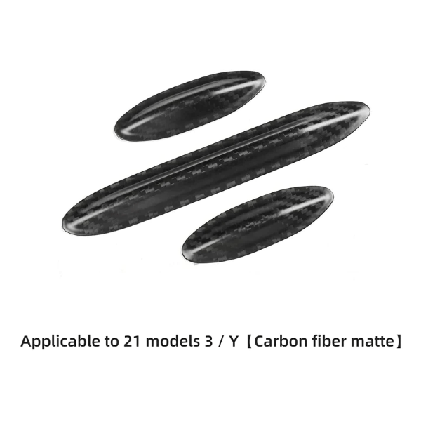 TESEVO Real Carbon Fiber Central Control Panel Stickers for Model 3/Y - Tesevo