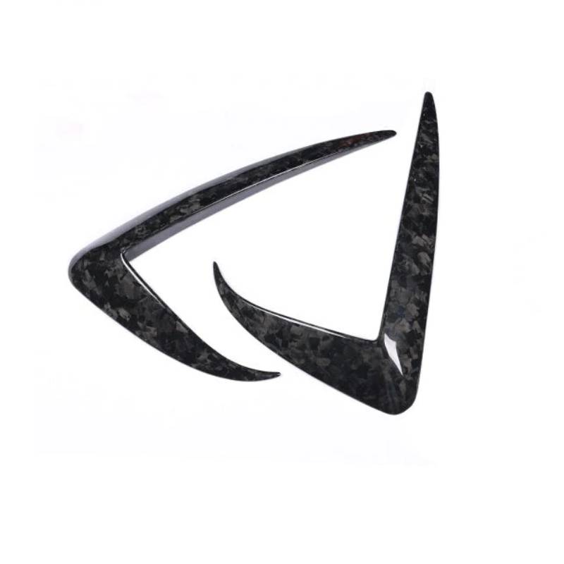 TESEVO Real Carbon Fiber Fog Light Trim for Model Y - Tesevo