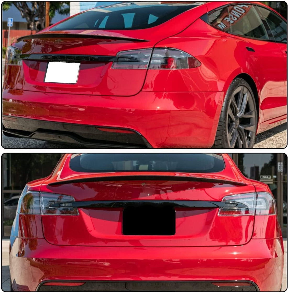 TESEVO Real Carbon Fiber Spoiler for Model S - Tesevo