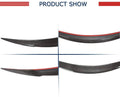 TESEVO Real Carbon Fiber Spoiler R - Style for Model S - Tesevo