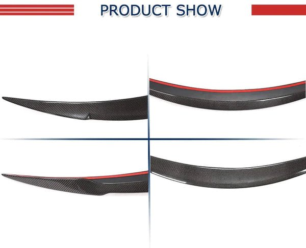 TESEVO Real Carbon Fiber Spoiler R - Style for Model S - Tesevo