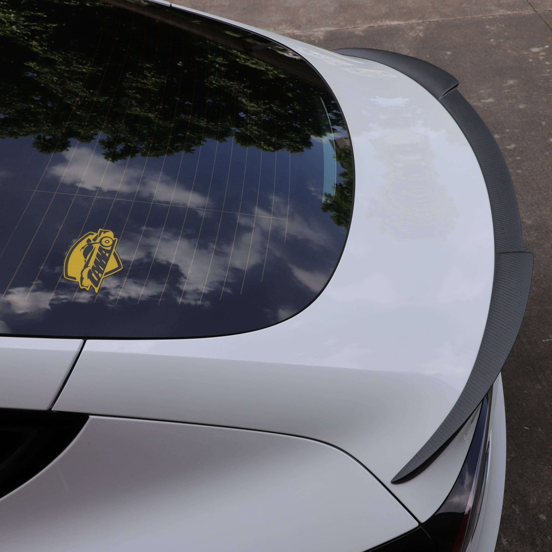 TESEVO Real Carbon Fiber Spoiler YG - Style for Model 3 - Tesevo