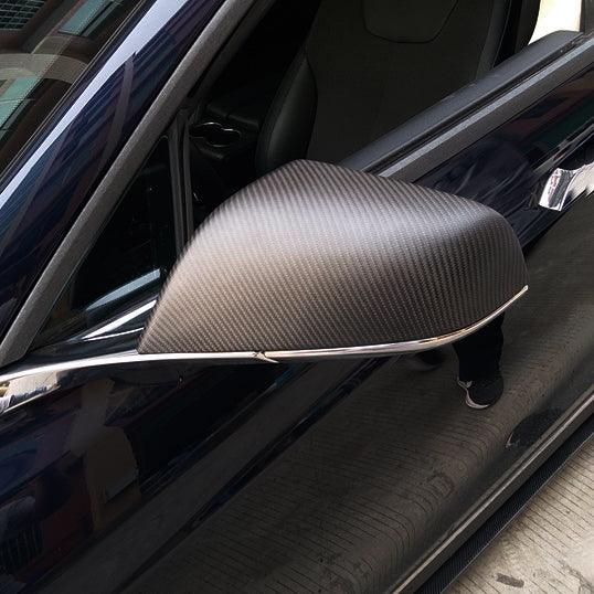 TESEVO Real Carbon Mirror Cover for Model X - Tesevo