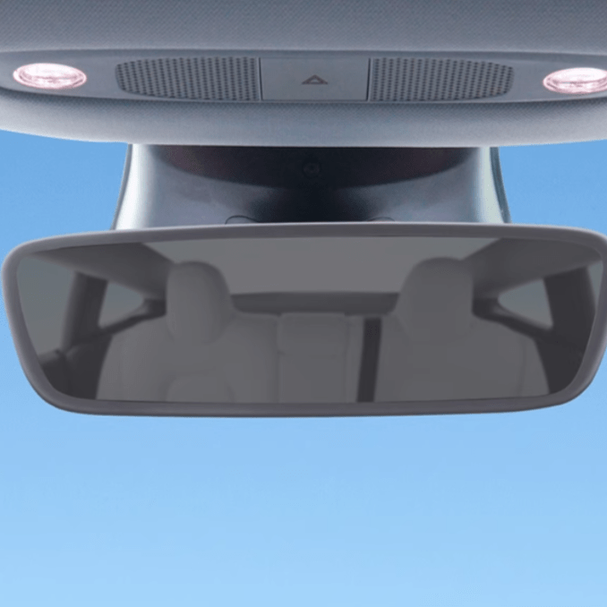 TESEVO Rearview Mirror Protector Frame for Model 3/Y - Tesevo