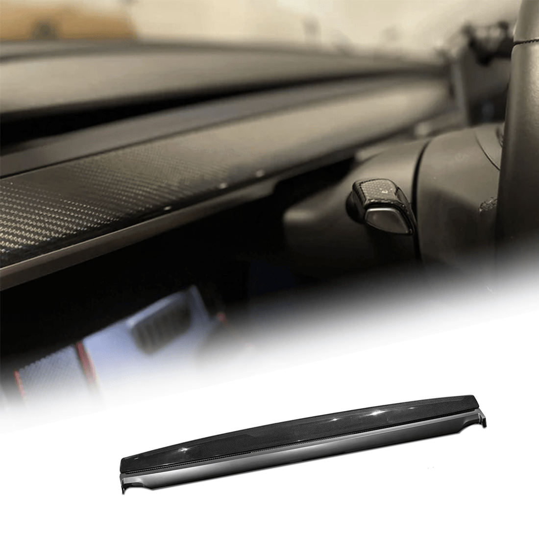 TESEVO Replacement Dashboard Real Carbon Fiber for Model 3/Y - Tesevo