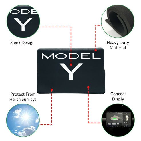 TESEVO Screen Protector Cover for Model 3/Y 2017 - 2024 - Tesevo