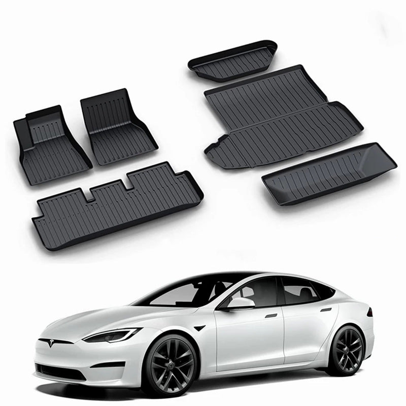 TESEVO TPE Floor Mats for Model S 【Left Rudder】 - Tesevo