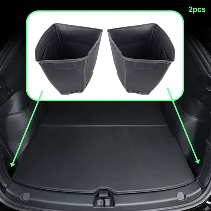 TESEVO Trunk Left and Right Storage Box - Leather for Model Y - Tesevo