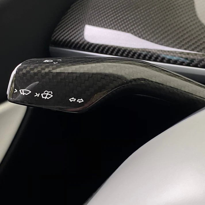 TESEVO Turn Signal Gear Shift Covers Carbon Fiber for Model 3/Y - Tesevo