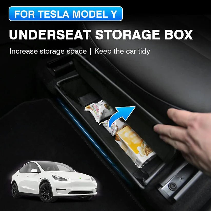 TESEVO Under Seat Storage Box for Model Y - Tesevo