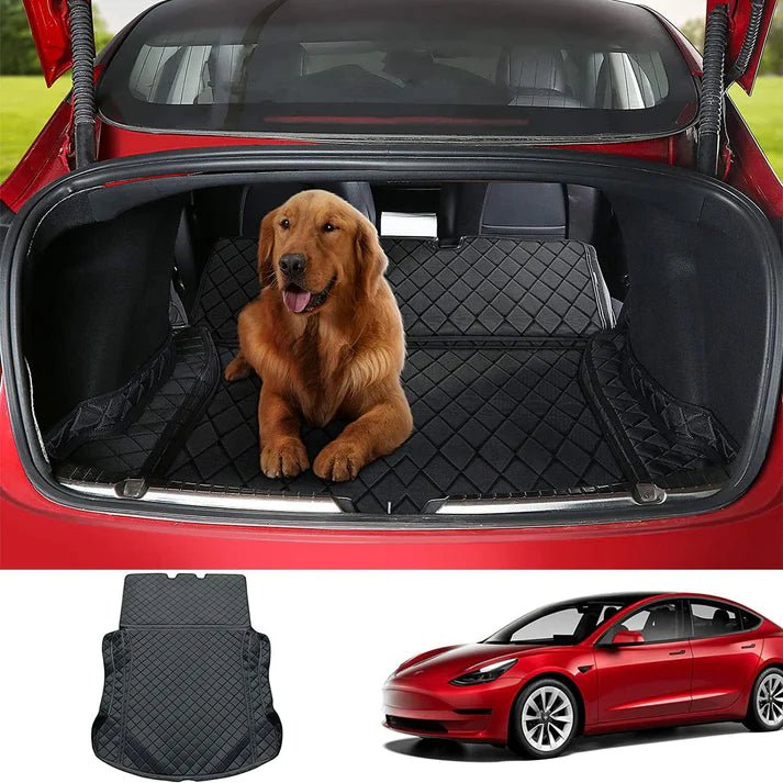 TESEVO Waterproof Trunk Mat Pet Mat for Tesla Model 3 2017 - 2023 - Tesevo