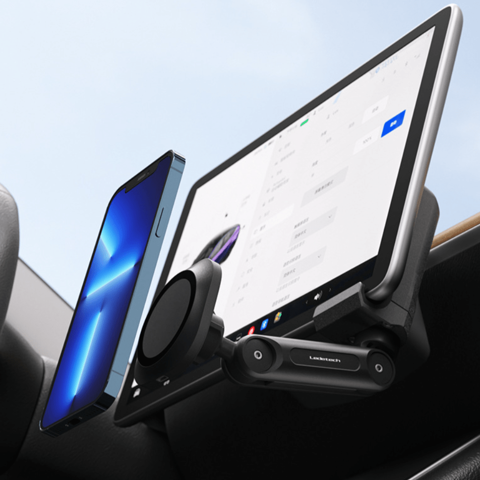 TESEVO Wireless Charging Magnetic Phone Holder for Model 3/Y - Tesevo