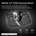 Tesevo Yoke Carbon Fiber Steering Wheel for Model 3 / Y【Style 34】 - Tesevo