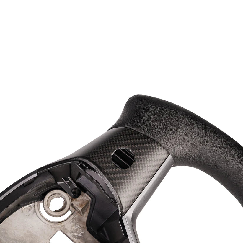 Tesevo Yoke Carbon Fiber Steering Wheel for Model 3 / Y【Style 34】 - Tesevo