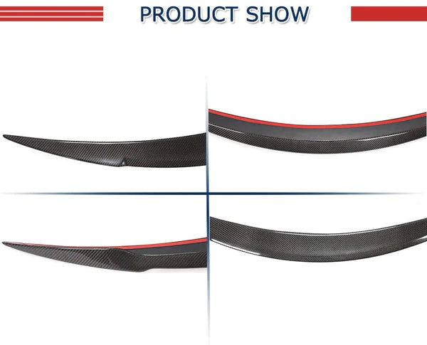 TESEVO Real Carbon Fiber Spoiler R-Style for Model S  -TESEVO