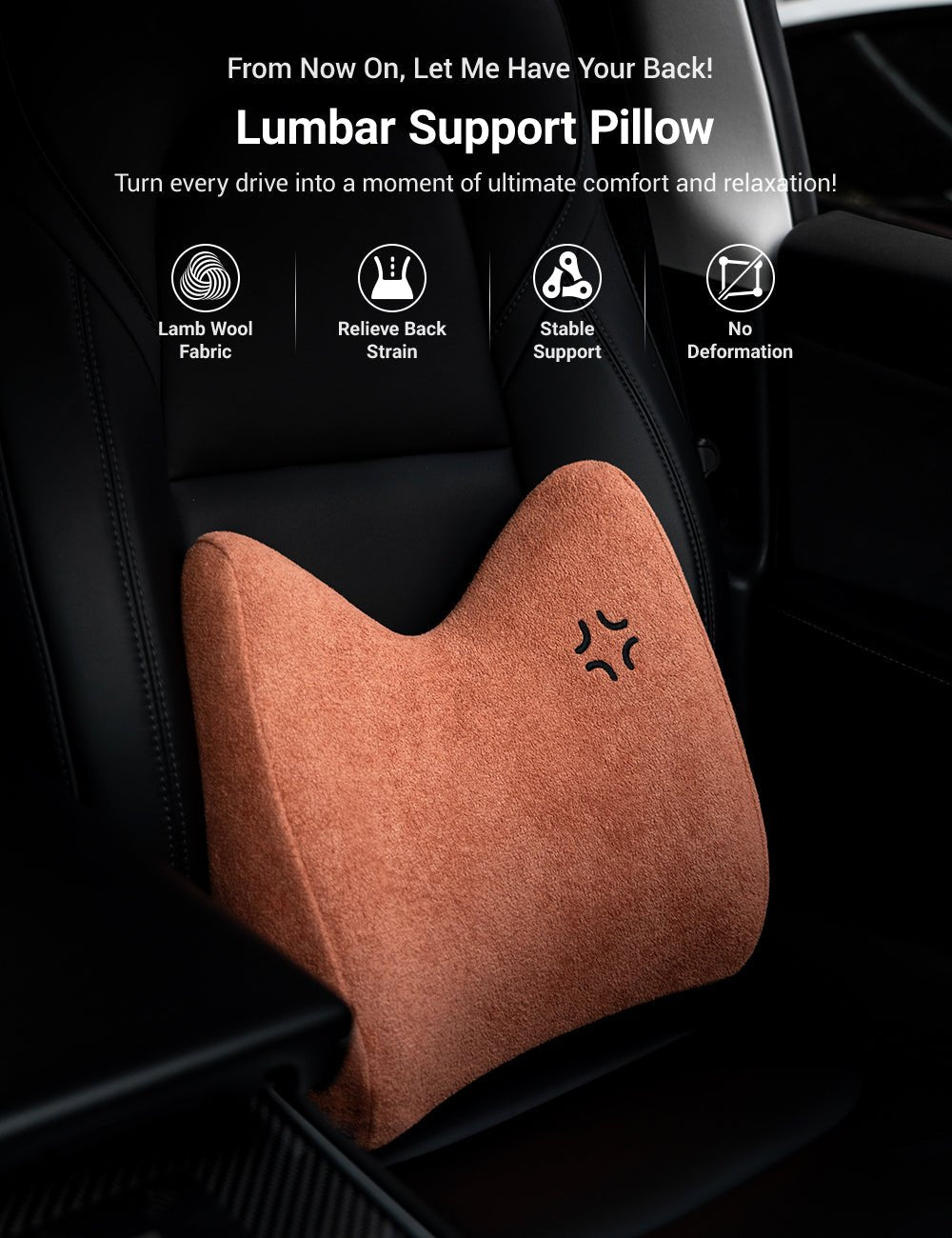 TITA Lumbar Support Pillow for All Car - Tesevo