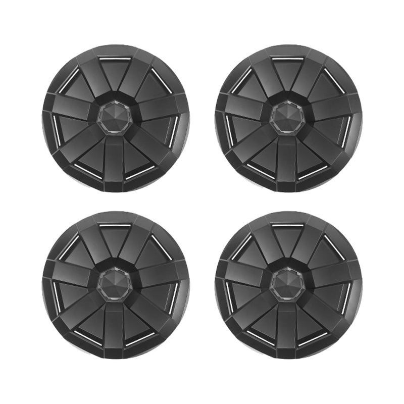 Wheel Covers Matte Black Hubcaps for Cybertruck - Tesevo