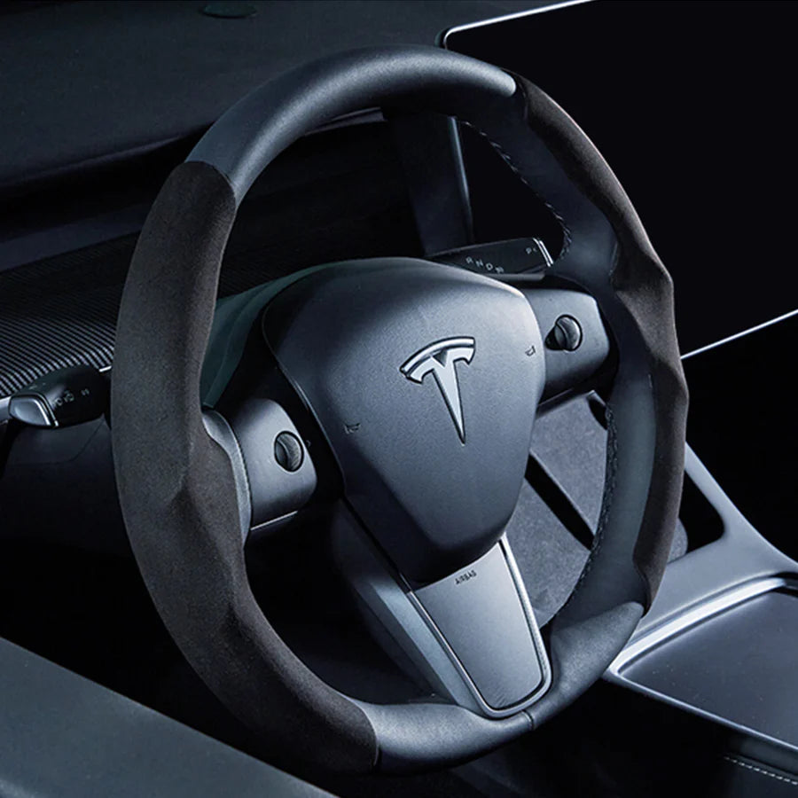 TESEVO Steering Wheel Cover for Tesla Model 3/Y-TESEVO